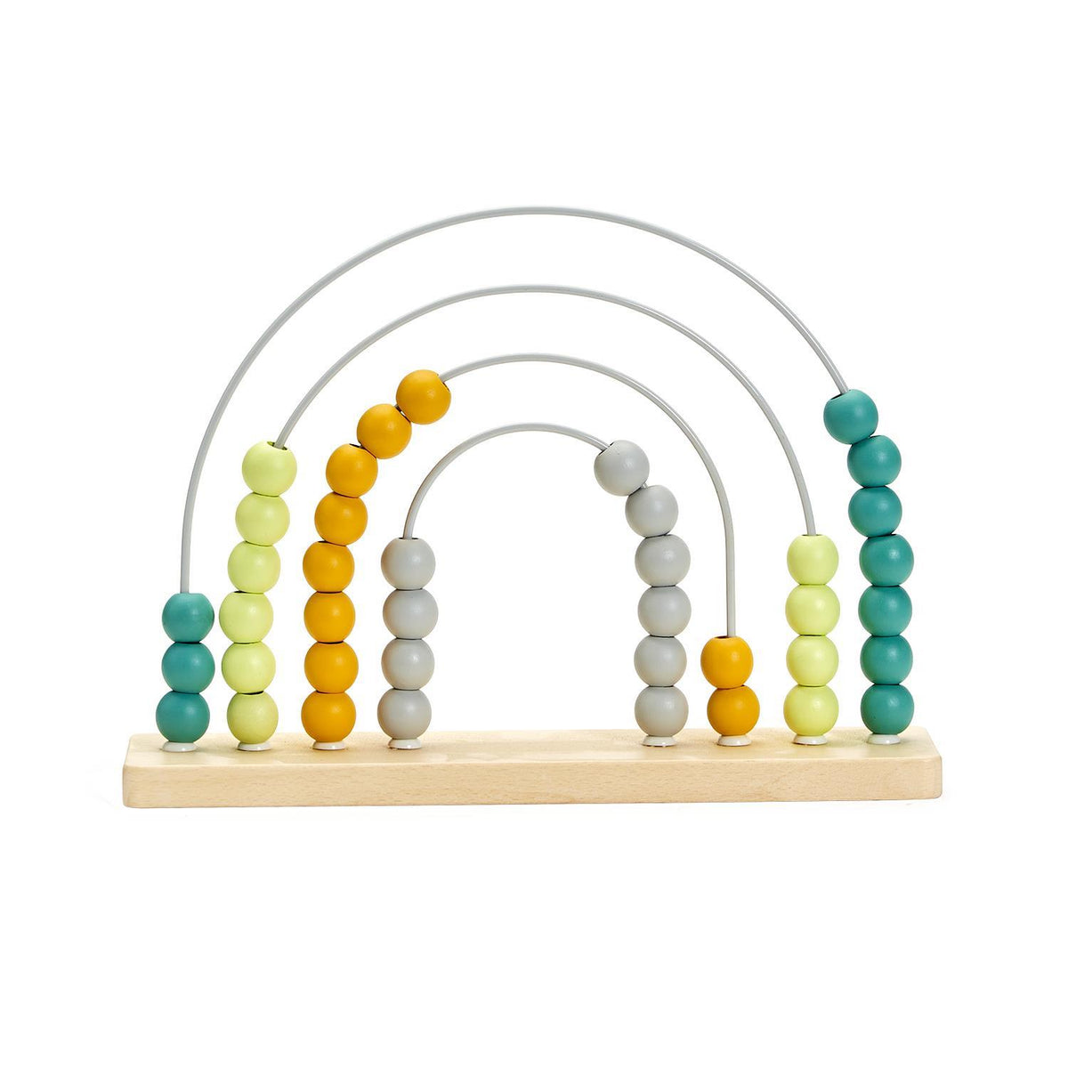 Hand-Crafted Wooden Rainbow Abacus