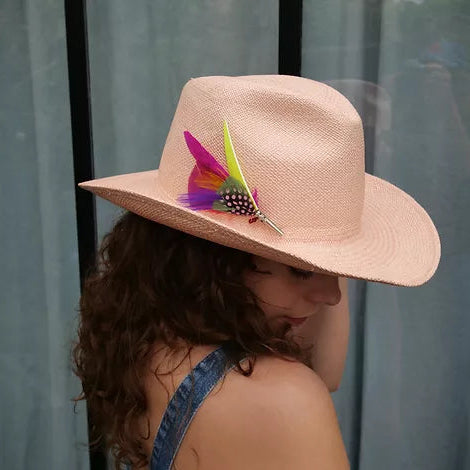 Feather Brooch or Hat Pin