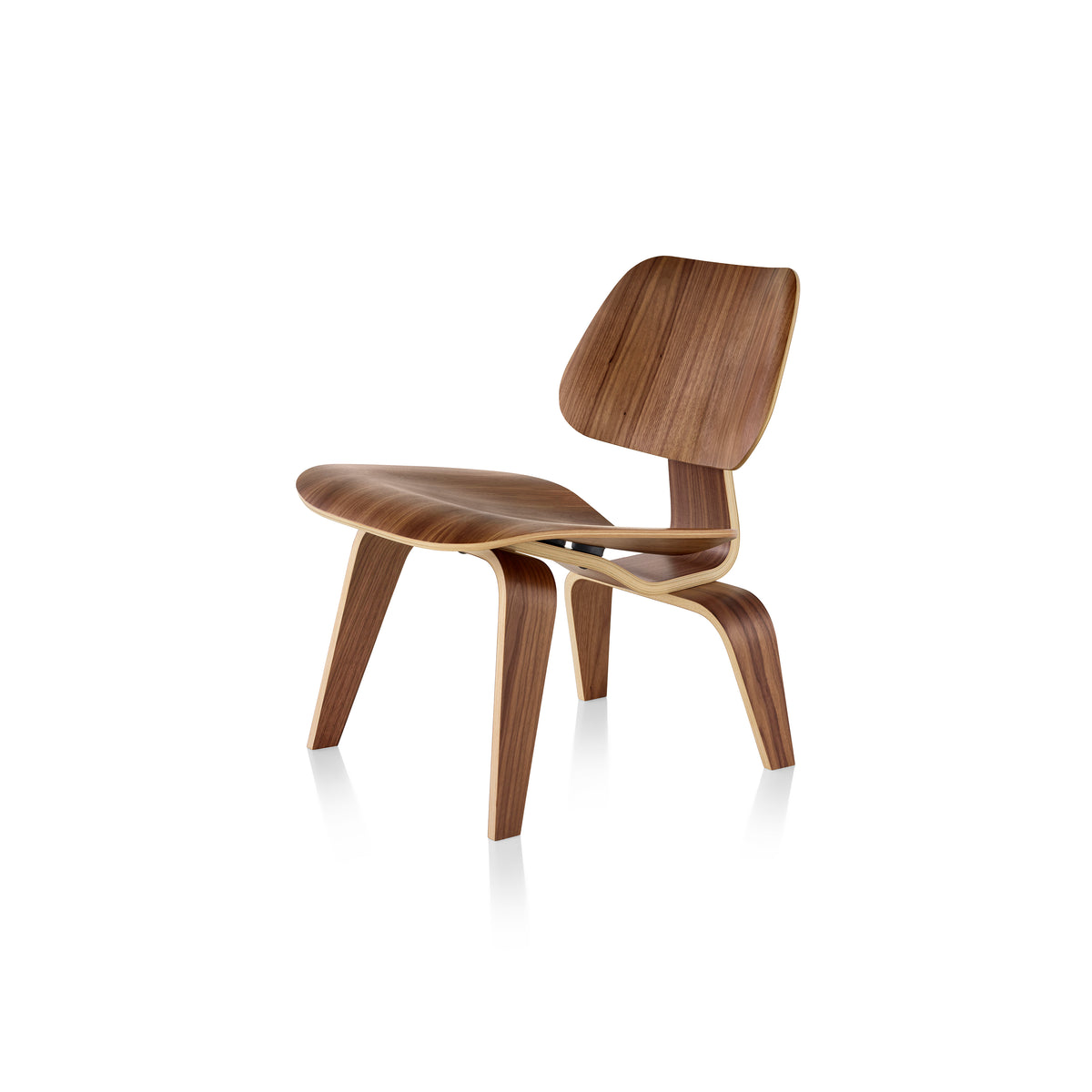 Sillón Eames® de madera contrachapada moldeada (LCW)