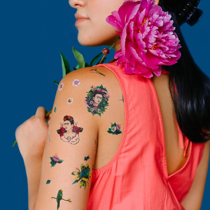 Tattly Frida Garden Tattoo Sheet