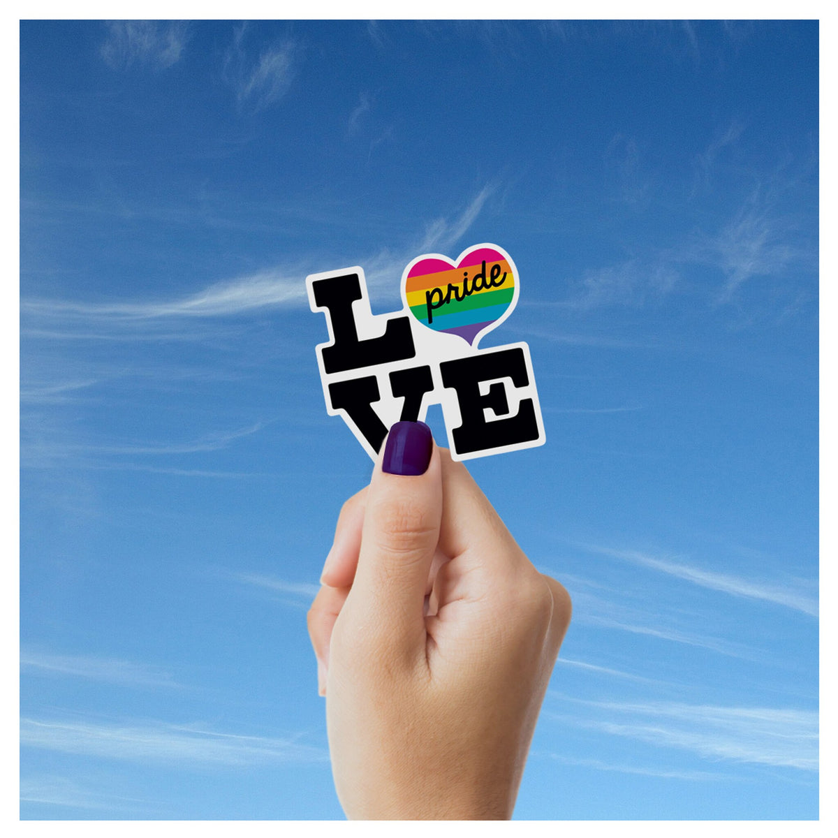 Love + Pride Sticker