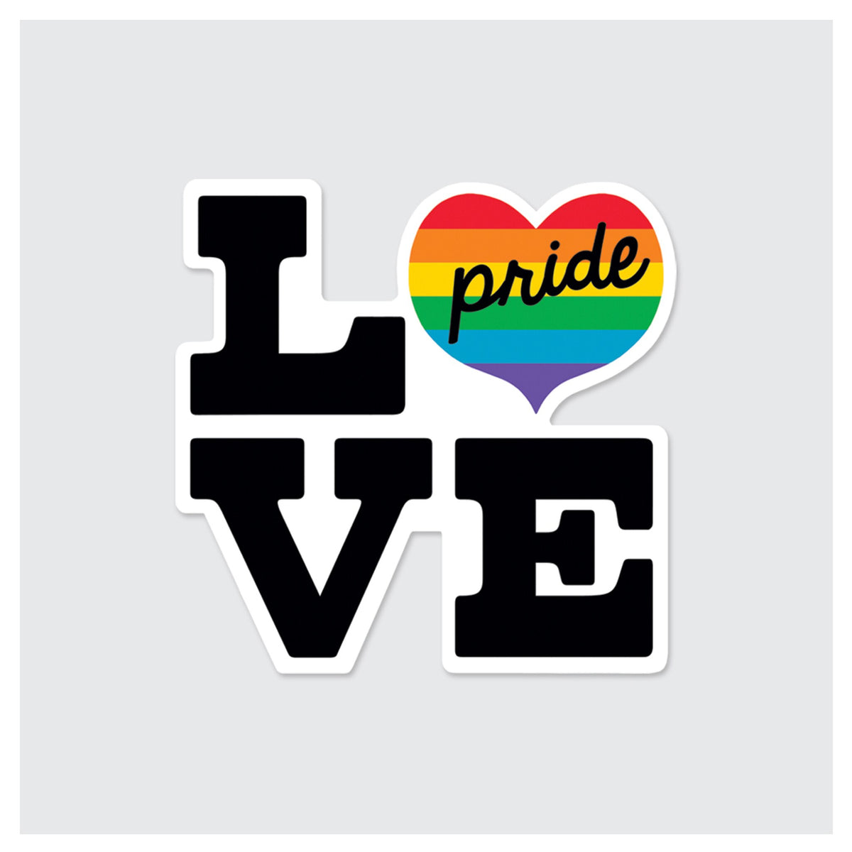 Love + Pride Sticker