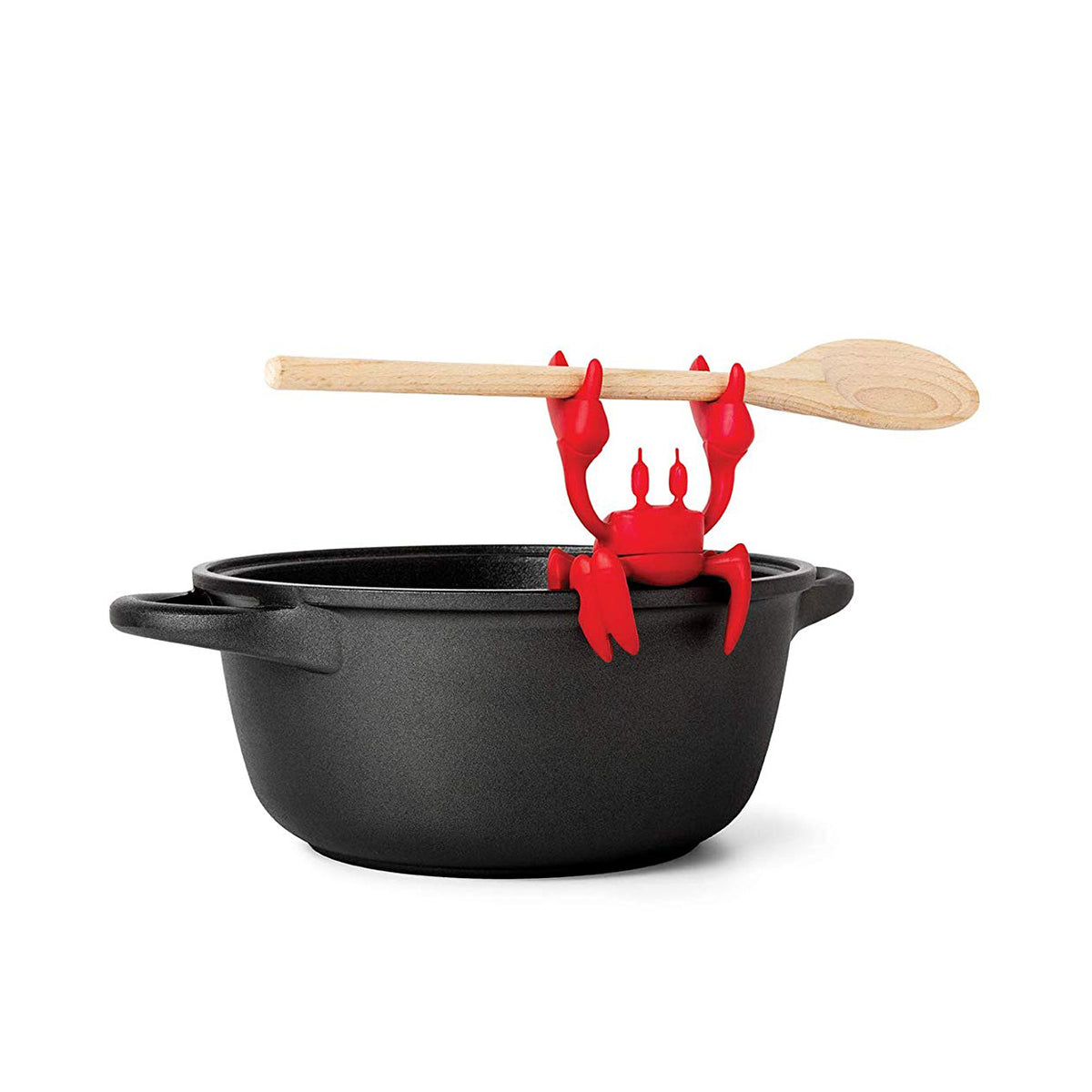 Red Crab Spoon Holder &amp; Steam Releaser