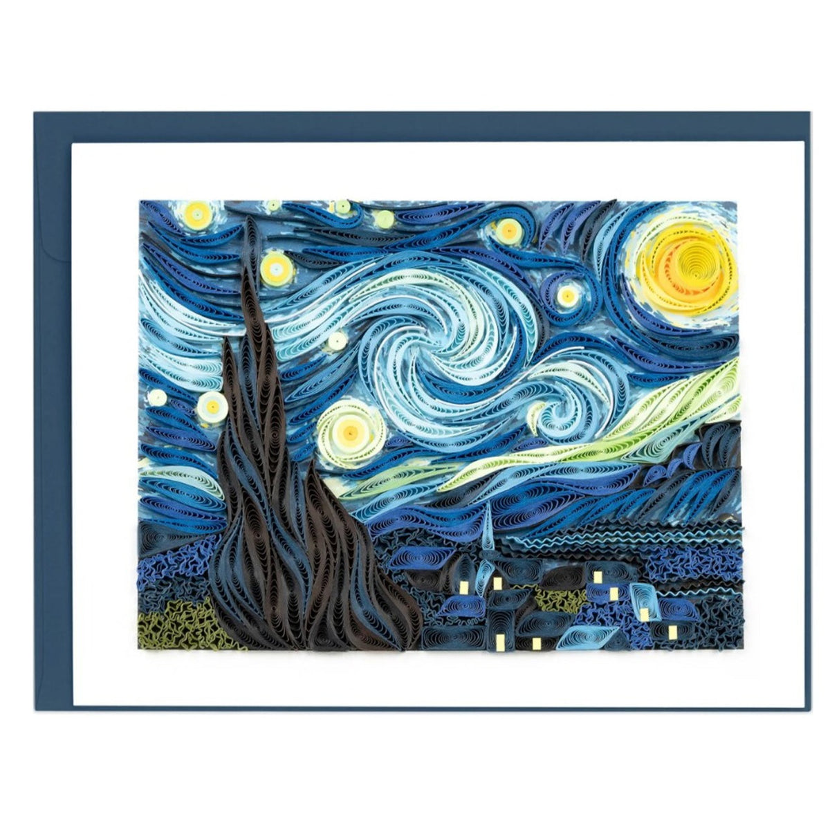 Van Gogh Starry Night Quilling Card