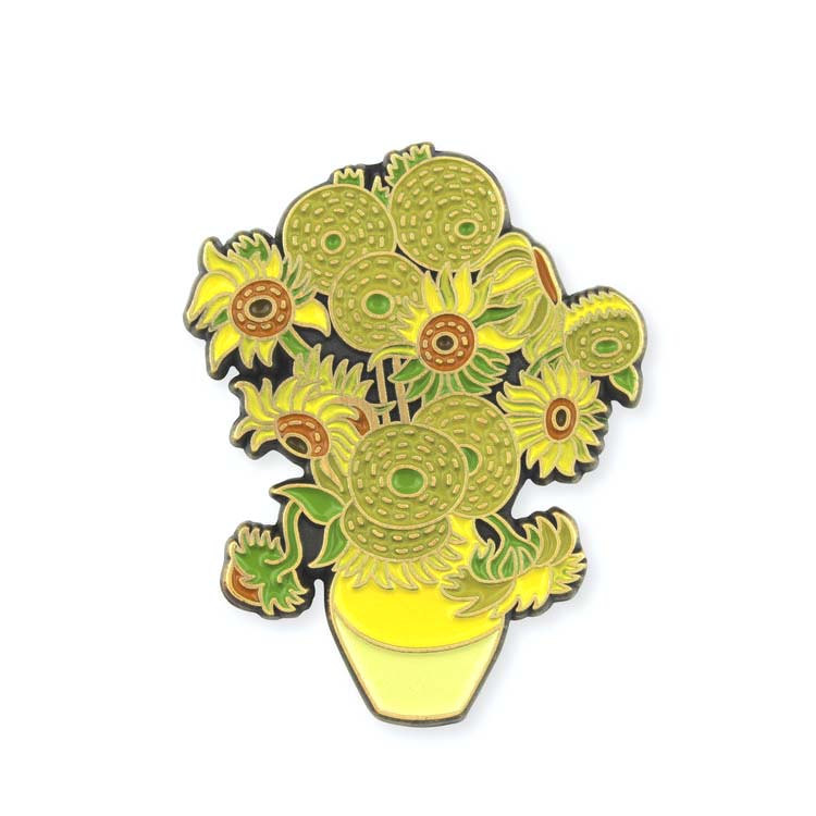 Sunflowers Vincent Van Gogh Enamel Pin