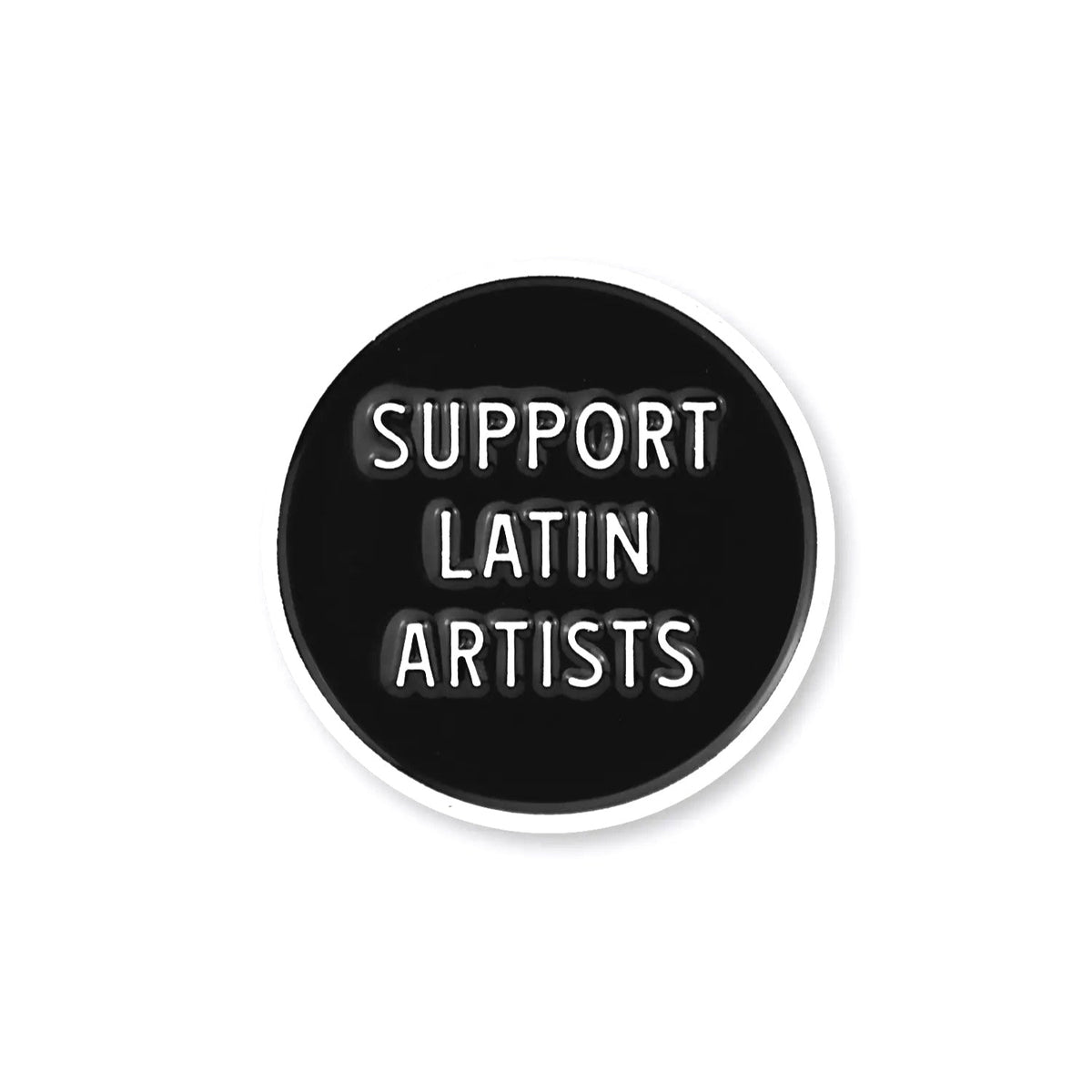 Support Latin Artists Enamel Pin