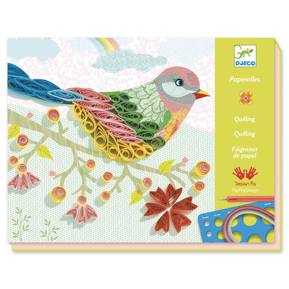 Kit d&#39;activités de quilling en papier Spiral Seasons