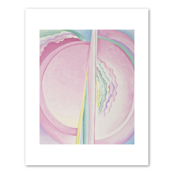 Georgia O&#39;Keeffe &quot;Pink Abstraction&quot; Print