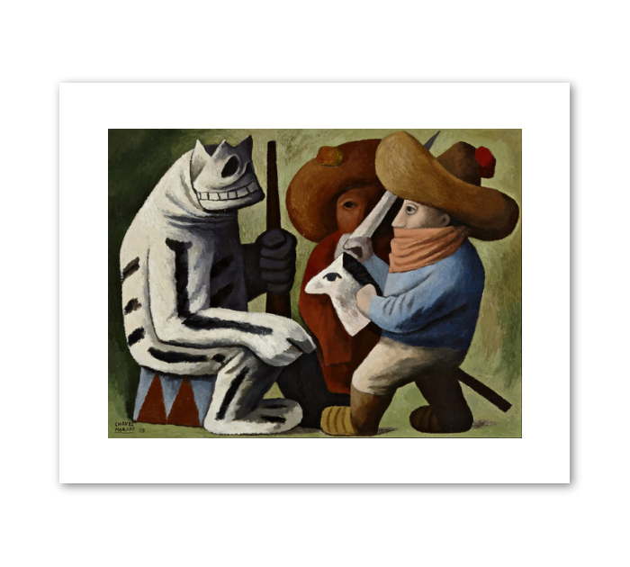 Jose Chavez Morado &quot;Carnival in Huejotzingo (Carnaval en Huejotzingo)&quot; Print