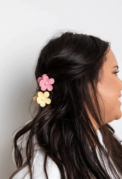 Flower Claw Hair Clips