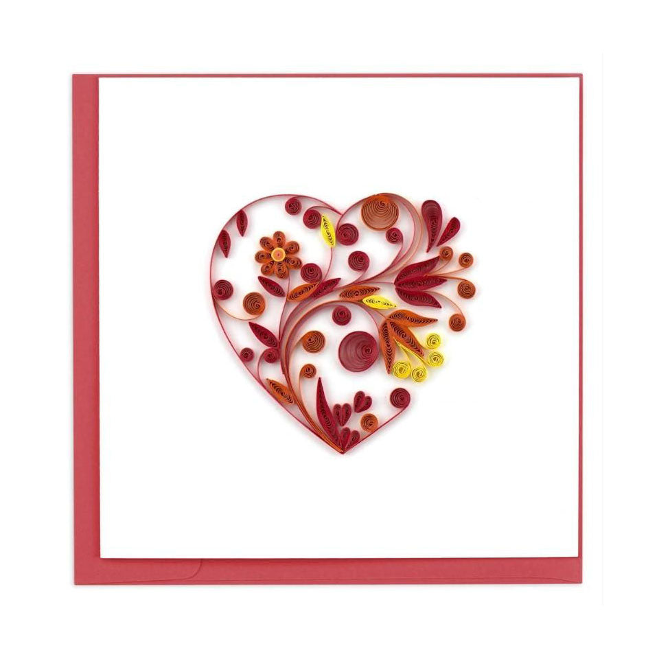 Heart Quilling Card