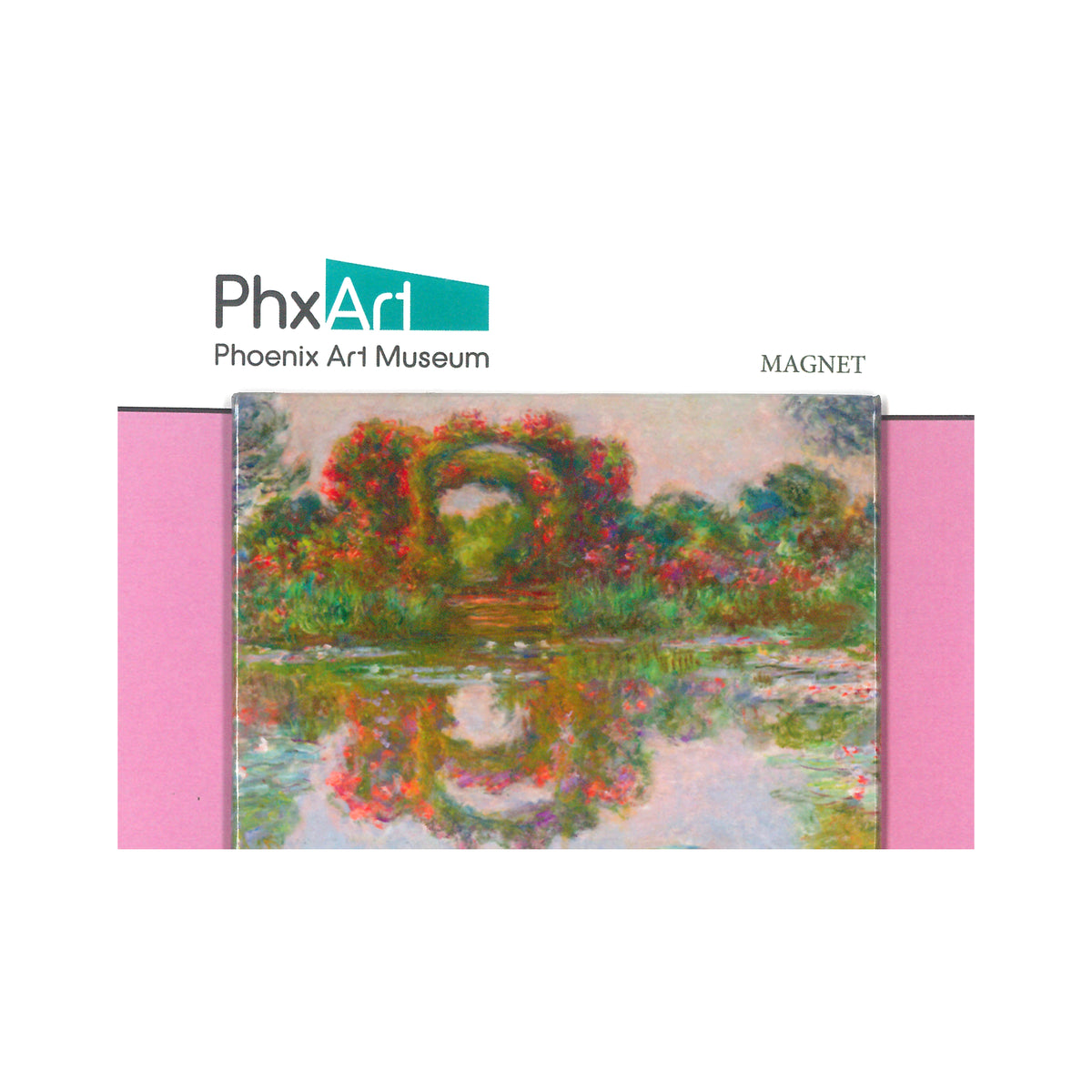 Claude Monet &quot;Flowering Arches&quot; Magnet on Story Card