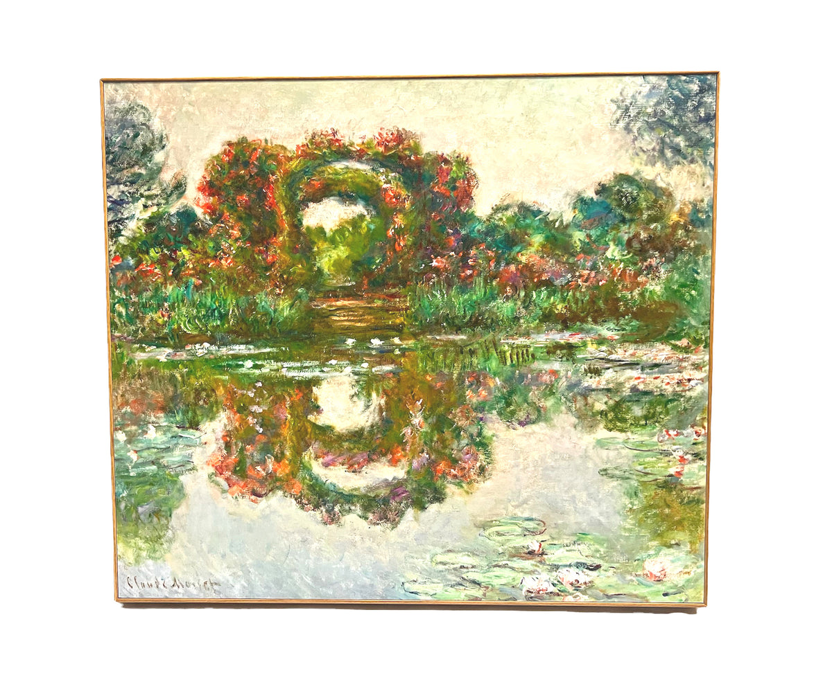 Claude Monet &quot;Flowering Arches, Giverny&quot; Art Block Print